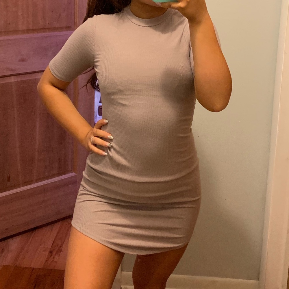 High Neck Bodycon Summer Dress